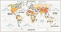 Robinson Projection of World Map