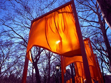 Central Park The Gates exhibit