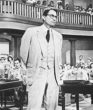 Gregory Peck in To Kill a Mockingbird