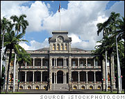 Iolani Palace, Honolulu, Hawaii