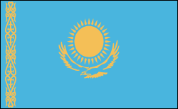 Kazakhstan flag