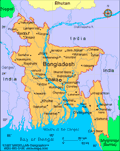 map of Bangladesh