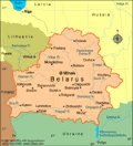 Map of Belarus