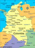 Map of Colombia