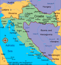 Map of Croatia