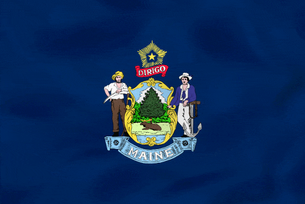 Maine flag