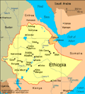 map of Ethiopia