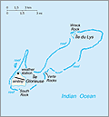 Map of Glorioso Islands