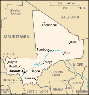 Map of Mali