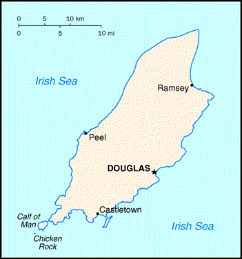 Map of Isle of Man