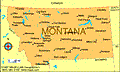 Map of Montana