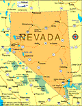 Map of Nevada