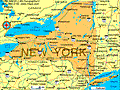 Map of New York