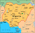 map of Nigeria