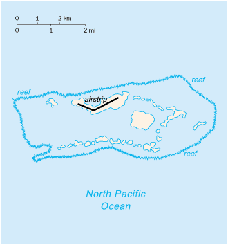 Map of Palmyra Atoll