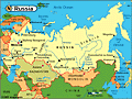 map of Russia