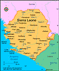 map of Sierra Leone