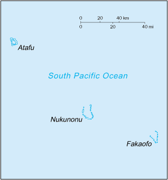 Map of Tokelau