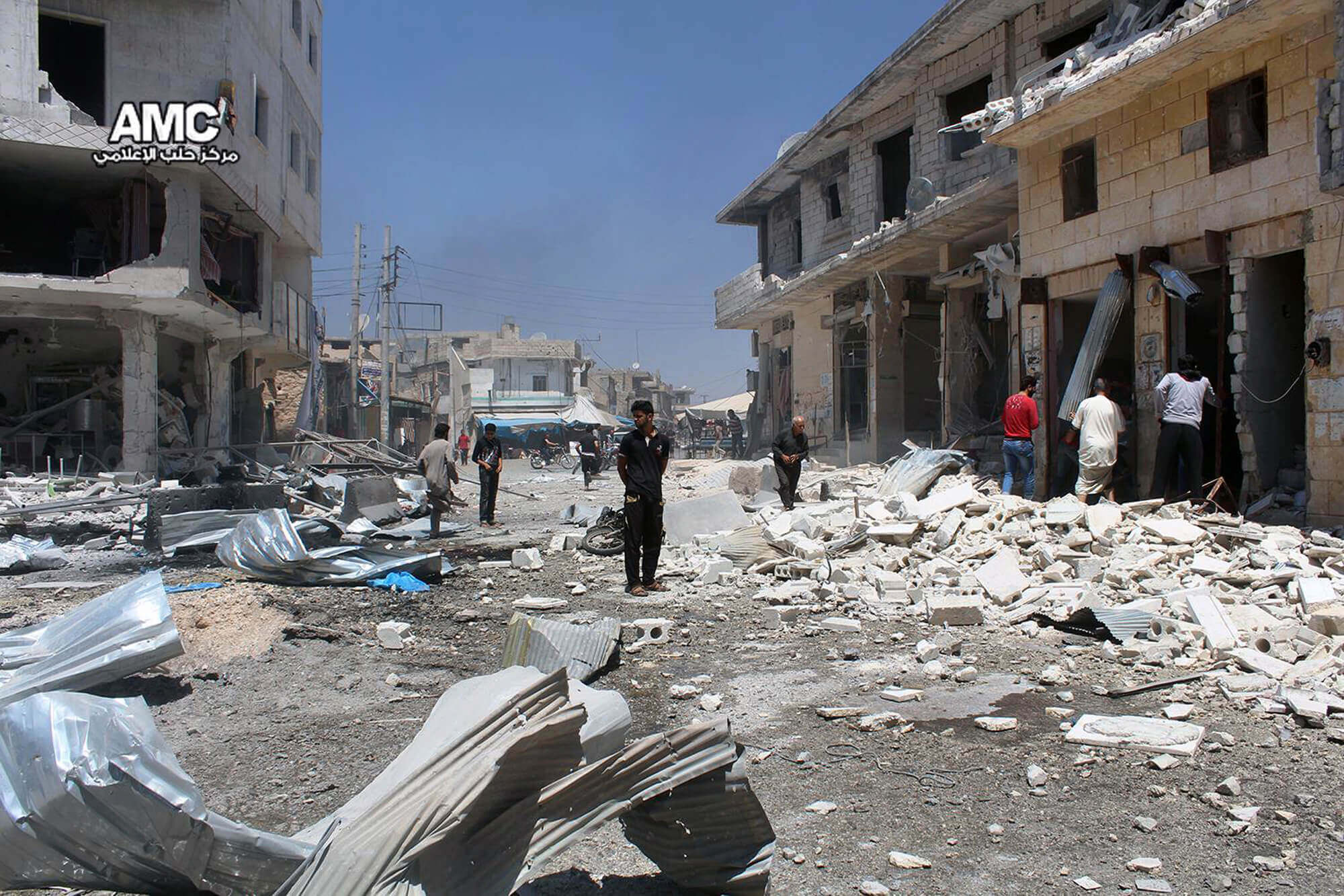 Image of destroyed building in Syria