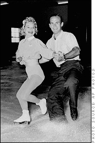 Sonja Henie and Dick Button Figure Skating