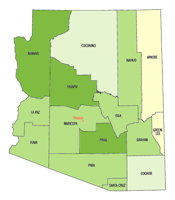  Population, percent change, 1990 to 2000