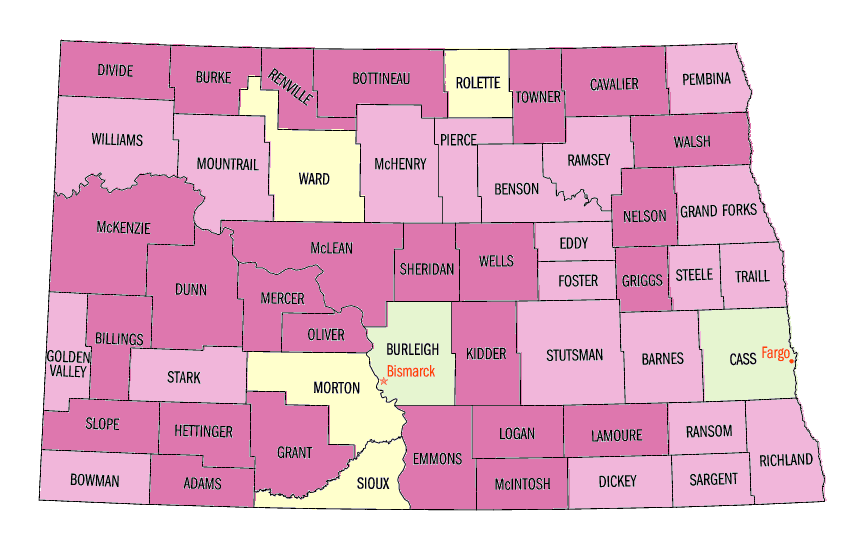  Population, percent change, 1990 to 2000