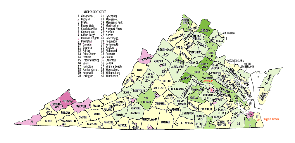  Population, percent change, 1990 to 2000