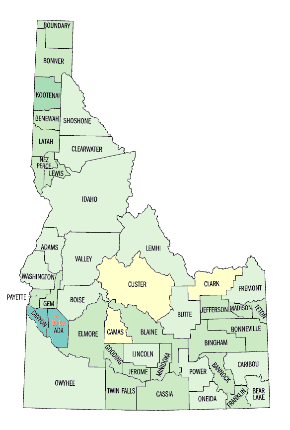  Persons per square mile, 2000