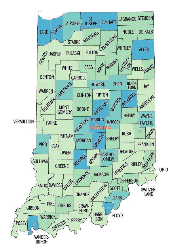  Persons per square mile, 2000