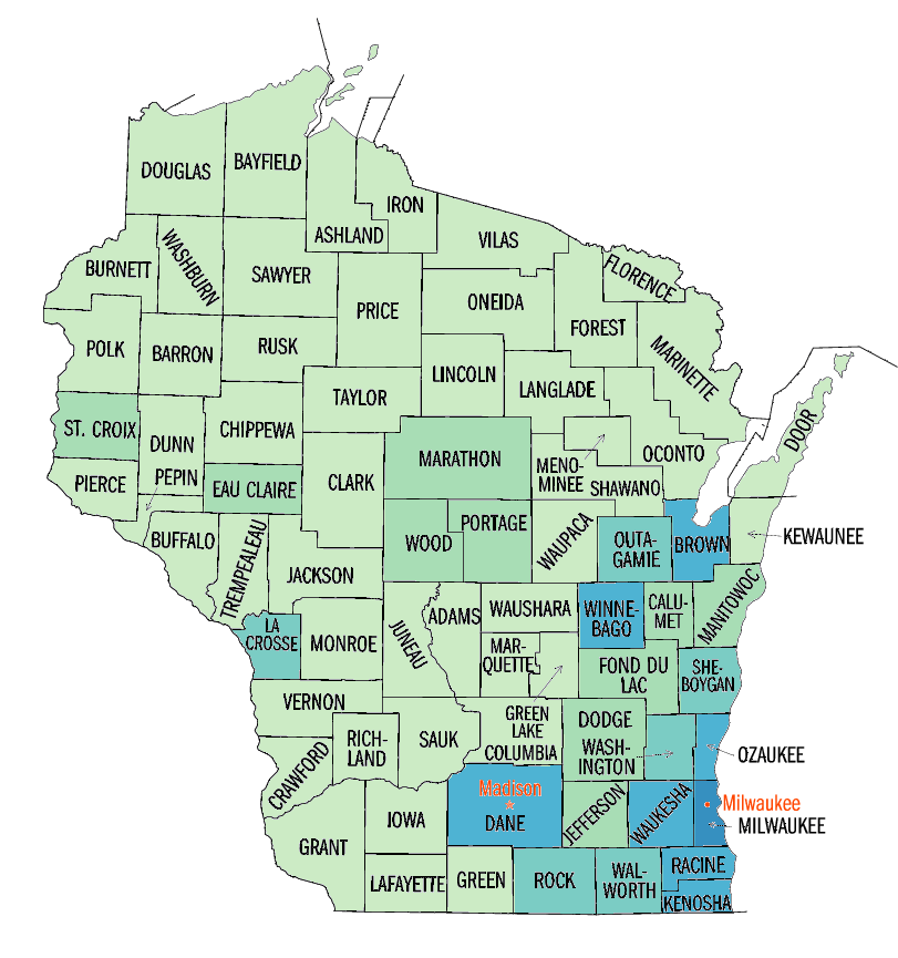  Persons per square mile, 2000