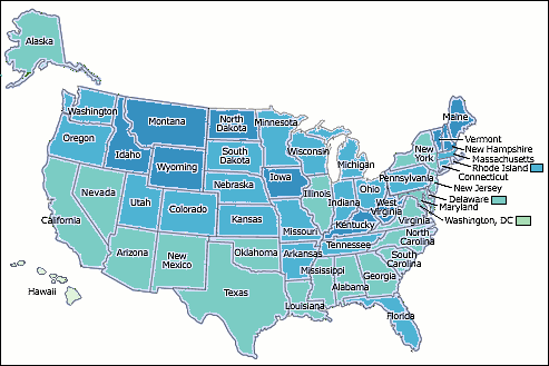  White persons, percent, 2000