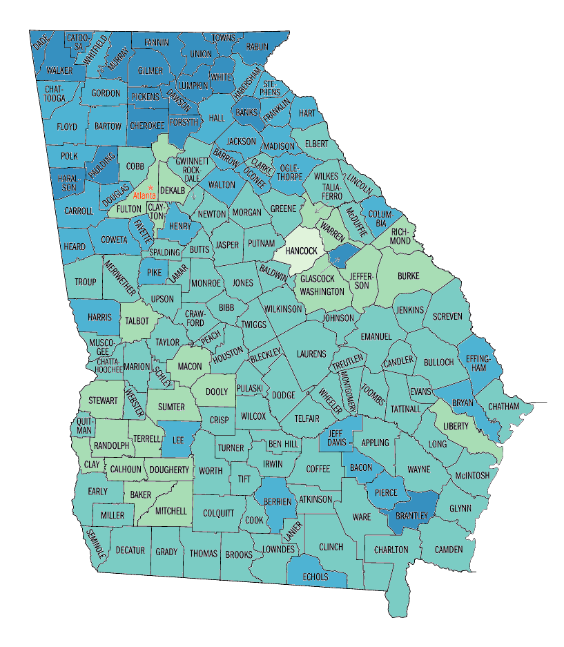  White persons, percent, 2000