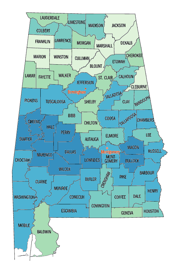  Black or African American persons, percent, 2000