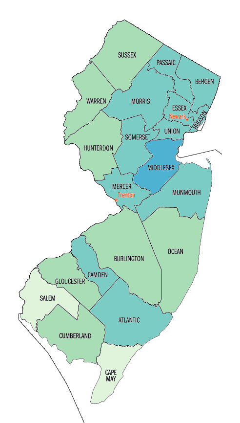  Asian persons, percent, 2000