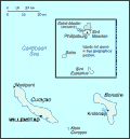 Map of Netherlands Antilles