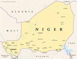 Map of Niger