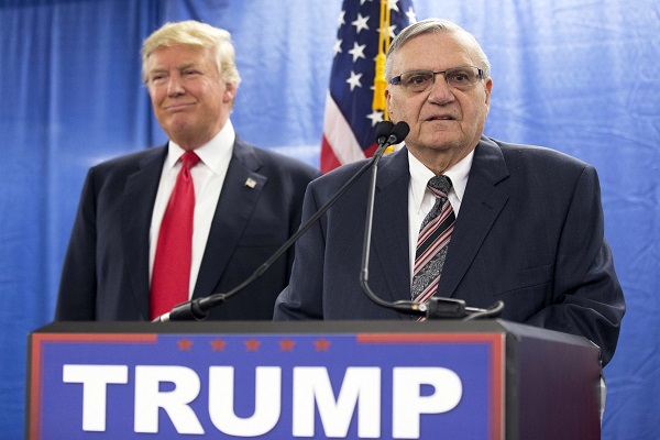 Joe Arpaio and Donald Trump