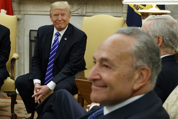 President Trump and Chuck Schumer