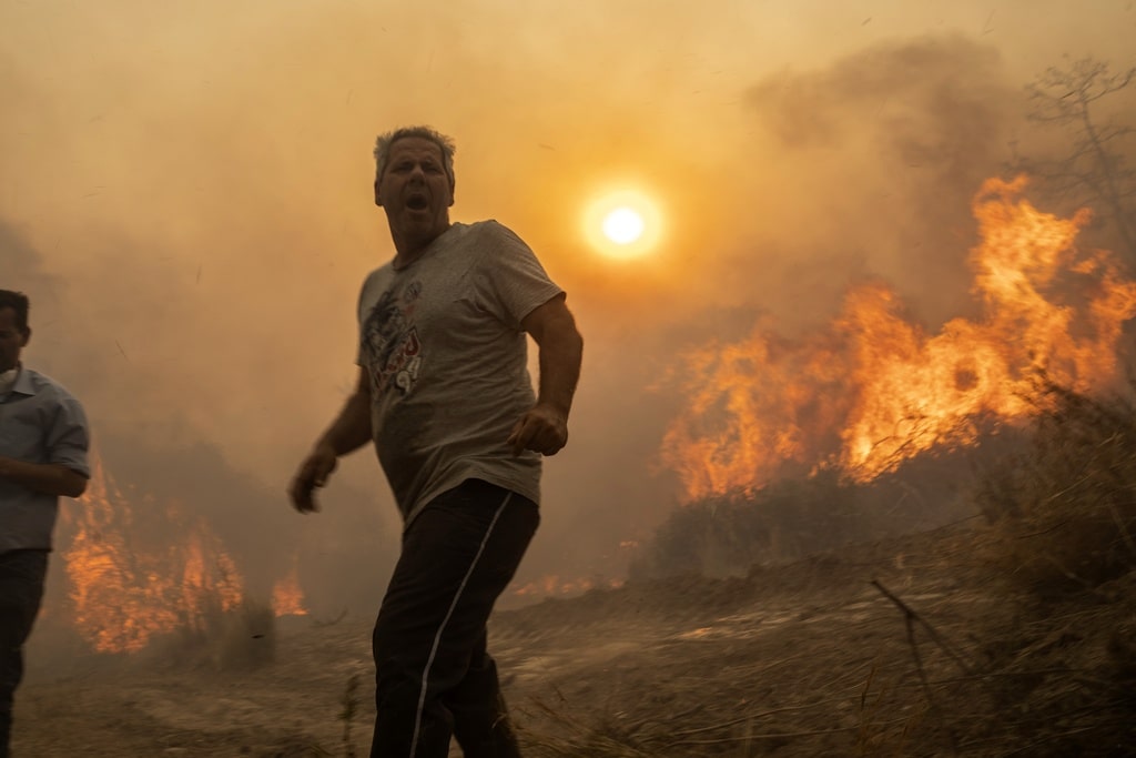 Rhodes wildfires