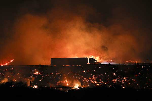 Wildfires in California 