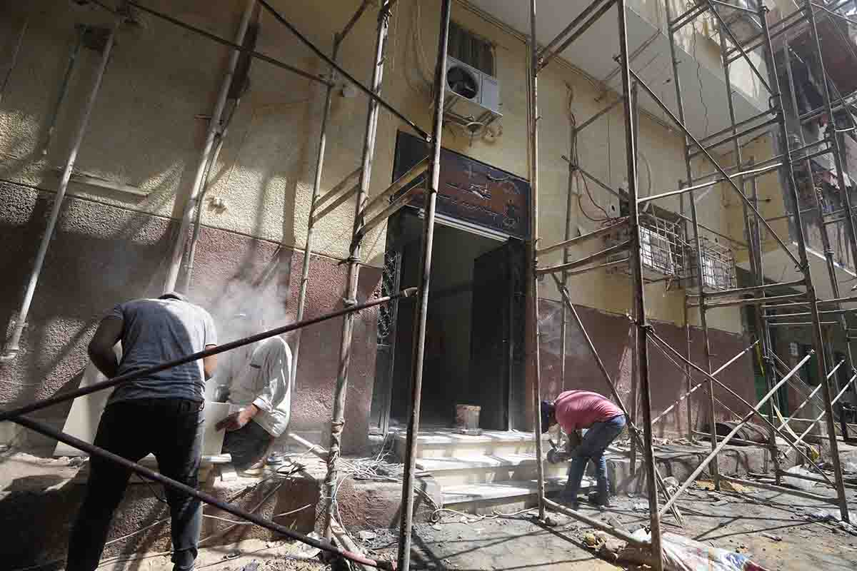 Egypt Church Fire