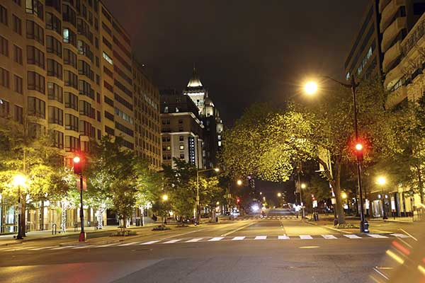 Empty DC Streets