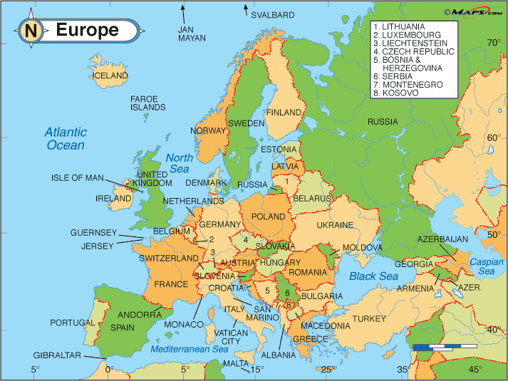 Europe Map