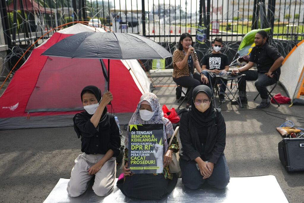 Indonesia Criminal Code Protest