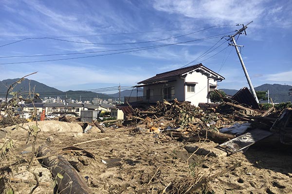 Flooding in Japan