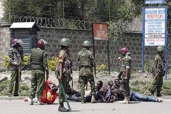 Opposition supporters are arrested