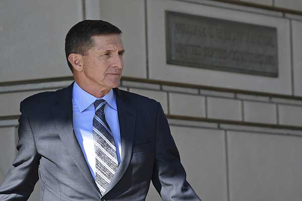 Michael Flynn Leaving Court