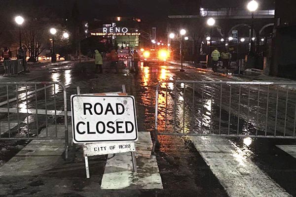 Reno Road Closed