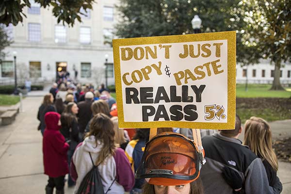 Protestors Demand Pay Raise