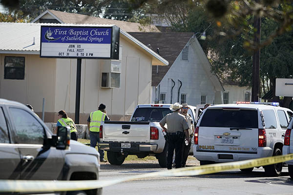 The church at which the shooting took place